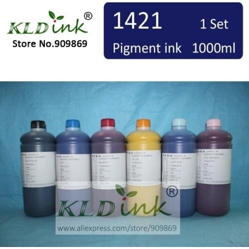 [ KLD Ink ] 6PCS x 1000ml Compatible BCI-1421 BCI1421 BCI1441 Pigment ink for W8200 W8400 Large Format Printer
