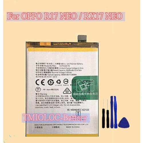TMIOLOC Oppo RX17 Neo Phone Batteries China
