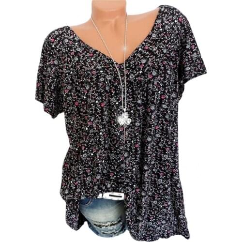 Comfortable Casual Breathable Ladies Top Light Top Short Sleeve for Home