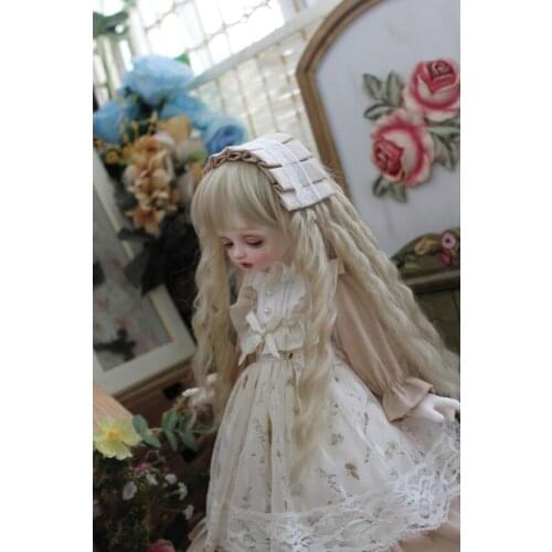 Vintage Doll Clothes BJD Clothes for 1/3 1/4 1/6 BJD Clothes Fashion BJD Blythe Kawaii Dress Outfit for Dolls Accessories