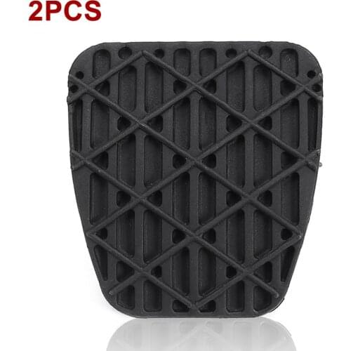 2Pcs Rubber Brake Pedal Clutch Pads Cover for Mercedes Benz Sprinter Vito Viano Anti-Slip Pad (Black) 1 PCS