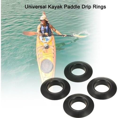 4PCS Universal Kayak Canoe Raft Paddle Oar Drip Rings Splash Guards Paddle Accessories Replacement