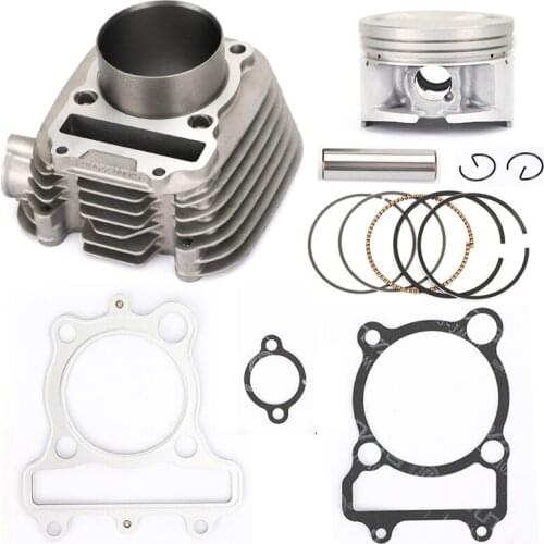 Artudatech Cylinder Piston Gasket Top End Kit Set For Yamaha Bear Tracker 250 Yfm250 1999-2004 4BD-11631-00-Y0 Motor Accessories