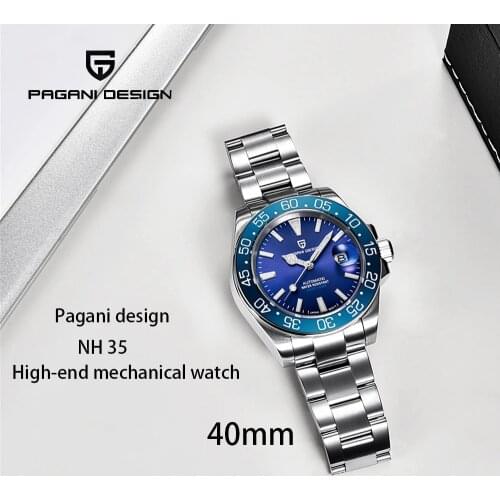 Pagani Design Top-level Brand 2021 New Men Automatic Mechanical Watch Stainless Steel Sapphire Waterproof Man Watch Reloj Hombre