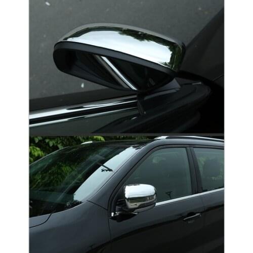 For Jeep Grand Commander 2019 High Quality ABS Chrome Plated Rear View Mirror Cover Reversing Mirror Sequins Car Accessories