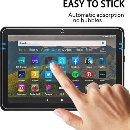 For Amazon Fire HD 8 10th Gen 2020 Tablet Tempered Glass Screen Protector Cover HD Eye Protection Tempered Film