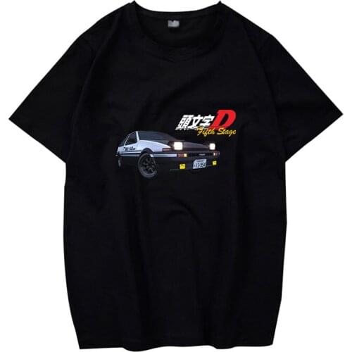INITIAL D tshirt t-shirt men women AE86 Initial D Manga crewneck oversized t shirt summer harajuku streetwear t shirts tops 4xl