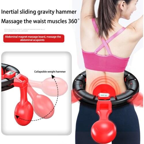 Intelligent abdominal exercise fat ring Beauty waist adult slimming waist reducing stomach A sports circle that won't fall off