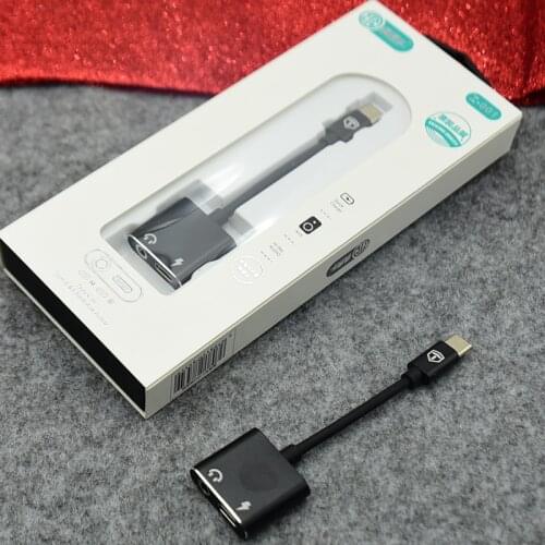 USB C to Jack Type C Cable Adapter 3.5 mm AUX Charging two in one Earphone Converter for Huawei P20 Pro Xiaomi Mi 6 8 9 se Note