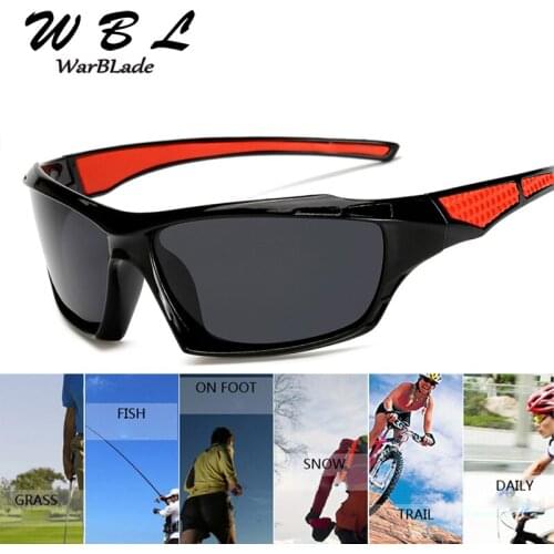 WarBLade Classic Polarized Sunglasses Men Glasses Driving Coating Black Frame Fishing Driving Eyewear Male Sun Glasses