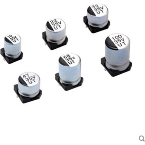 20pcs/lot SMD Aluminum Electrolytic Capacitor Kit 10*10.2mm (50V220uf 10V1000uf 16V1000uf 25V470uf 35V330uf 470uf 50V330uf）10*10