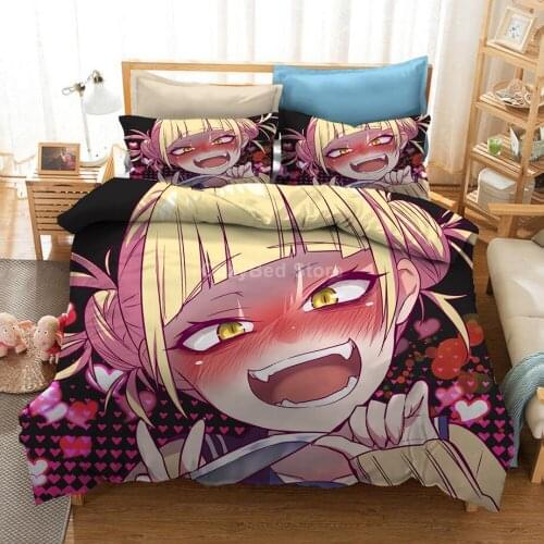 Bedding Set My Hero Academia 3d Print Anime Duvet Cover Sets Comforter Bed Linen Twin Queen King Single Size Cartoon Kids Boys