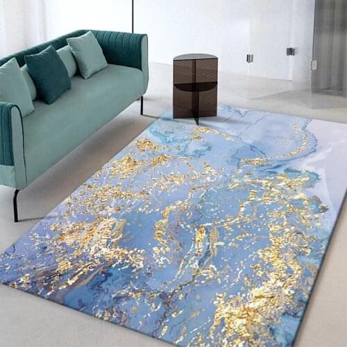 Nordic Ins Style Carpet In The Living Room Ink Print Coffee Table Sofa Area Rugs For Home Bedroom Decoration Anti-slip Floor Mat