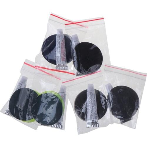 2 Set PVC Inflating Air Bed Boat Sofa Repair Perfect Seal 4Patches 2Glues Kit For Air Mattress Self-inflating Mat Repair
