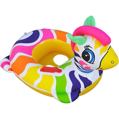 New Inflatable Zebra Swimming Ring Baby Swimming Inflatable Ride-ons Children Inflatable Toy