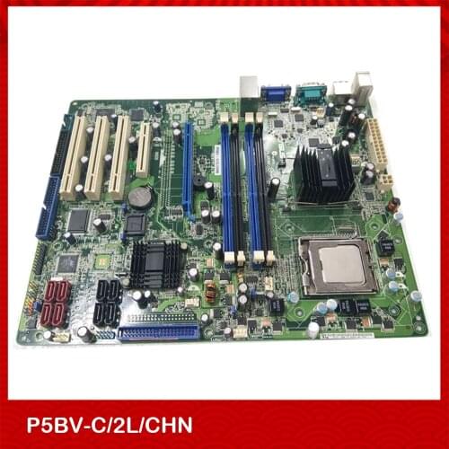 Original Server Motherboard for ASUS P5BV-C/2L/CHN 8 SATA Perfect Test, Good Quality