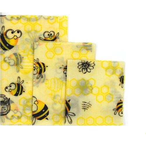 Beeswax food wrap - Reusable Bees Wax Paper Wrap Food Fruit Storage Zero Waste Sandwich Bags Food wrappers Animals Print