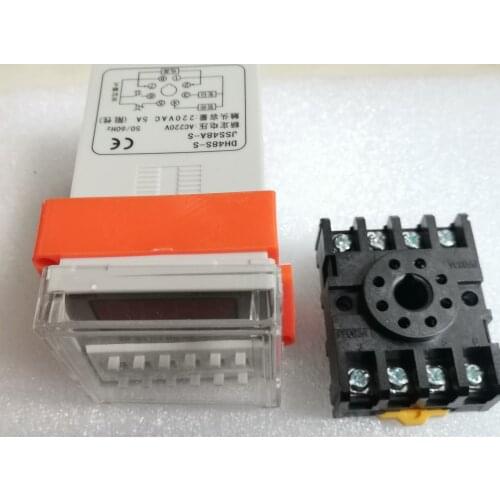 DH48S-s repeat cycle time relay / timer with socket (AC 220V 110V 380V 36V DC / AC 24V 12V alternative)