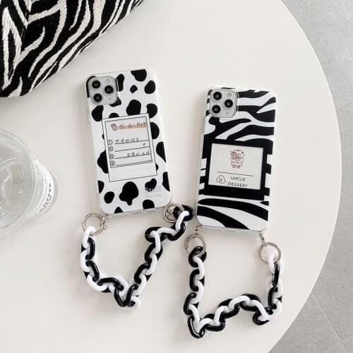 Korea DIY photo Paper jam Acrylic bracelet soft silicon phone case for apple iphone 7 8 Plus X XS XR MAX 11 Pro 12 MiNi 6S cover