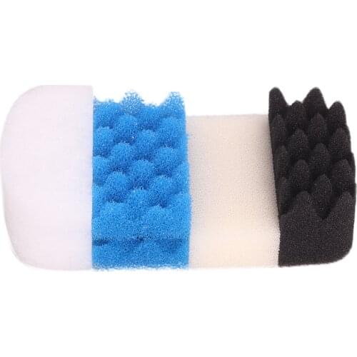 AUTUMNGREAT Compatible Value Pack Fit for Fluval 106 107 Filter (3x Polishing Pad, 2x Plain Foam, 1x Bio-Foam, 2x Bio Foam Max)
