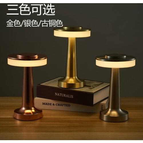 Led charging table lamp Creative table lamp hotel bar lamp outdoor small night light decorative lamp lamp for bedroom