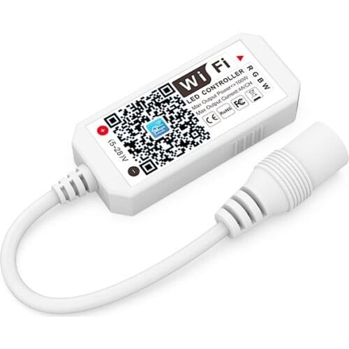 Google Assistant APP Control 5-28V 192W MINI RGBW WiFi LED Controller For Rgbw Led Strip Light