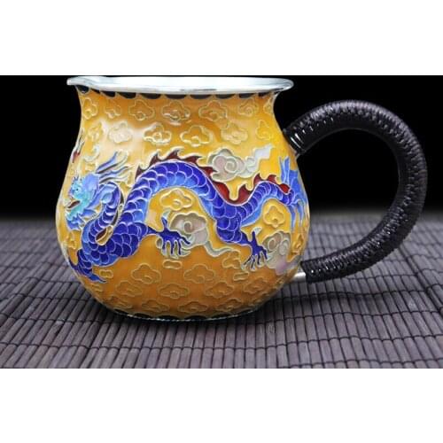 High grade 999Silver made Tea cup Kung Fu Tea gift for family and friends kitchen office tea set