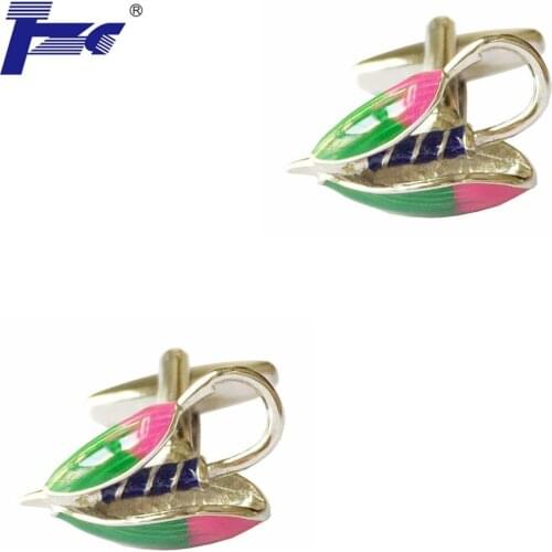 TZG Flower Cufflink Cuff Link 2 Pairs Free Shipping