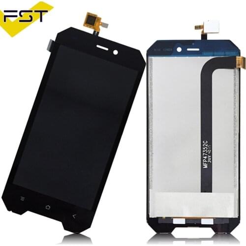 4.7" Original New For Blackview BV4000 Lcd Assembly Touch Screen Digitizer Display With Frame lcd sensor Replacement BV 4000 Pro