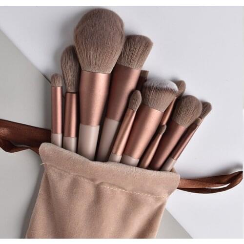 13pcs Professional Makeup Brushes Tool Set Cosmetic Powder Eye Shadow Highlighter Foundation Blush Multifunctional Makeup Tools