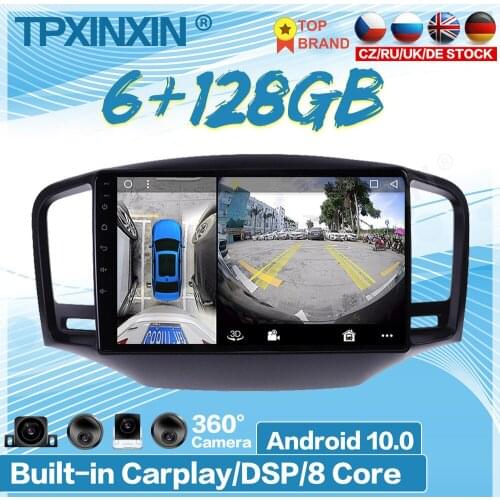 6GB+128GB Android 10.0 For Roewe 350 2010+ 360 HD Auto Surround View Camera Car Multimedia Player Stereo Radio GPS Navigation