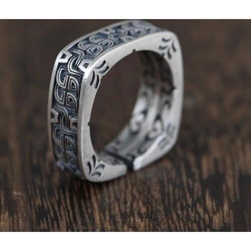 925 STERLING SILVER MENS RING jewelry A5667