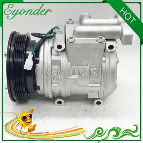 A/C AC Air Conditioning Compressor Cooling Pump PV4 24V for Doosan DH220-5 DX255LC Dx225 Vehicles Excavator 2208-6013B