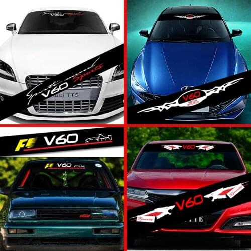 Car Stickers Front Windshield Prevent Sunlight Reflection For Volvo v60 Decoration Decals Car Accessories
