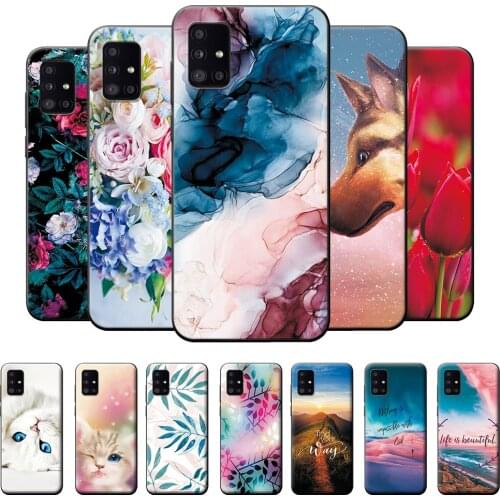 Case For Samsung Galaxy A51 SM-A515F A515F A515 Case Silicone Soft Back Cover For Samsung A51 Case Galaxy A51 Phone Cover Bumper