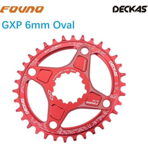 Deckas Oval Chainring 6mm Offset GXP XX1 Eagle X01 GX X1 X0 X9 for sram DM 32T 34T 36 38 MTB Road Bike Direct Mount