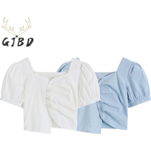 Женские рубашки с коротким рукавом GJBD China At AliExpress