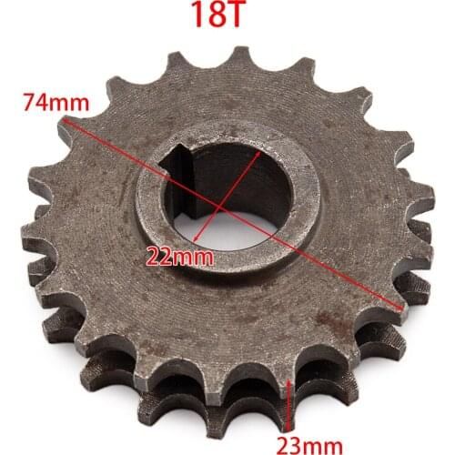 18T Electric Tricycle Sprocket 420 Double row Pinion 530 630 Single row Chain Drive Sprocket for Motorcycle