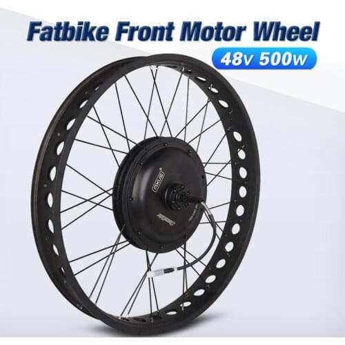 48V 500W Fat bike e-bike kit Electric bike conversion kit Front Wheel Direct Drive motor 20" 26" MXUS XF40