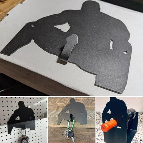 Adult Creative Decoration Metal Key Rack Wine Holder Decorative Tool For Home Wine Bottle Holder Botellero Porte Bouteille Vin