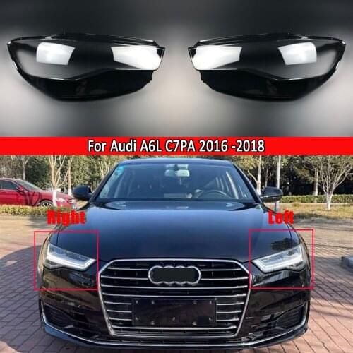 Headlight Lens Transparent Cover Lampshade Headlamp Shell Glass Lamp Shell Glass For Audi A6L C7PA 2016 2017 2018