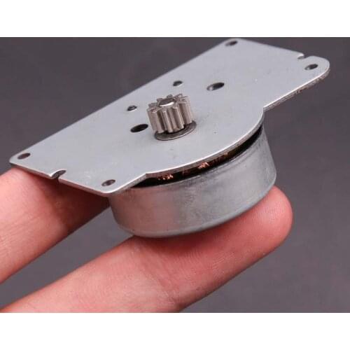 Micro MINI DC Generator Motor 28mm Brushless DC Motor Three-Phase Pinch Generator Hobby DIY with Gear and Platform