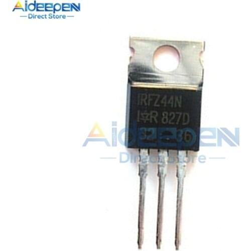 10Pcs/set IRFZ44N TO220 Transistor Kit IRFZ44 TO-220 High Power Transistors IRFZ44NPBF 49A 55V Field Effect Transistor