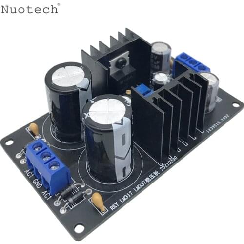 Nuotech LM317+LM337 Positive and Negative Dual Power Supply Voltage Adjustable AC to DC Regulator Power Board
