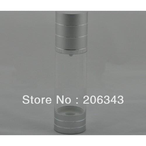 80ML plastic airless lotion bottle with airless pump used for Cosmetic Sprayer or Cosmetic Packaging
