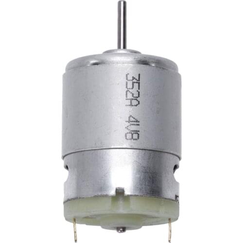 RS380 DC 1.5-18V 30000RPM Micro Motor 38x28mm for RC Model Toys DIY, Silver