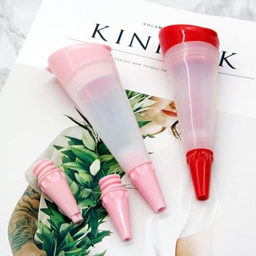 Silicone Fondant Cake Pen Icing Writing Syringe Baking Decor Diy Tools Cookie Icing Piping Pastry Nozzles Kitchen Accessories