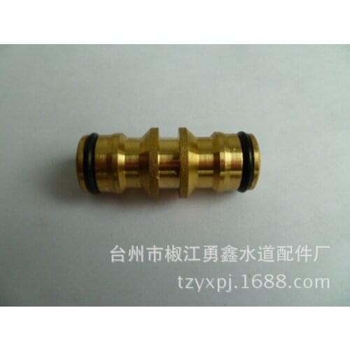 Water Pipe Connection Joints Water Pipe Lengthened Pure Copper Two - way Joints Two - way Pacifier