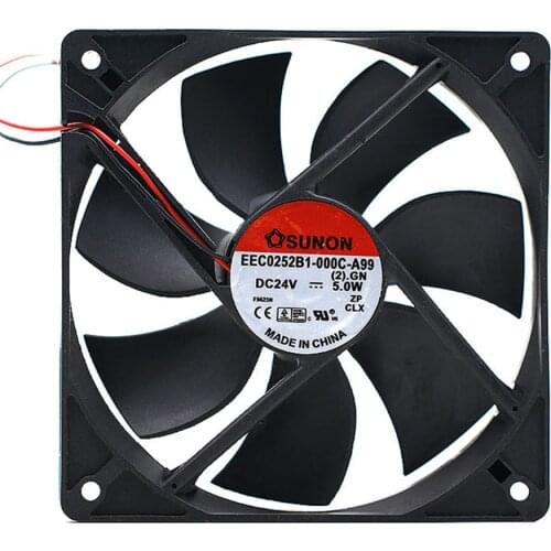 1pcs EEC0252B1-000C-A99 24V 5W Cabinet Air Conditioning Cooling Fan 12025 120*120*25mm 120mm