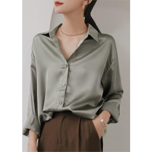 Женские атласные рубашки ZHANGKUNLIN China At AliExpress